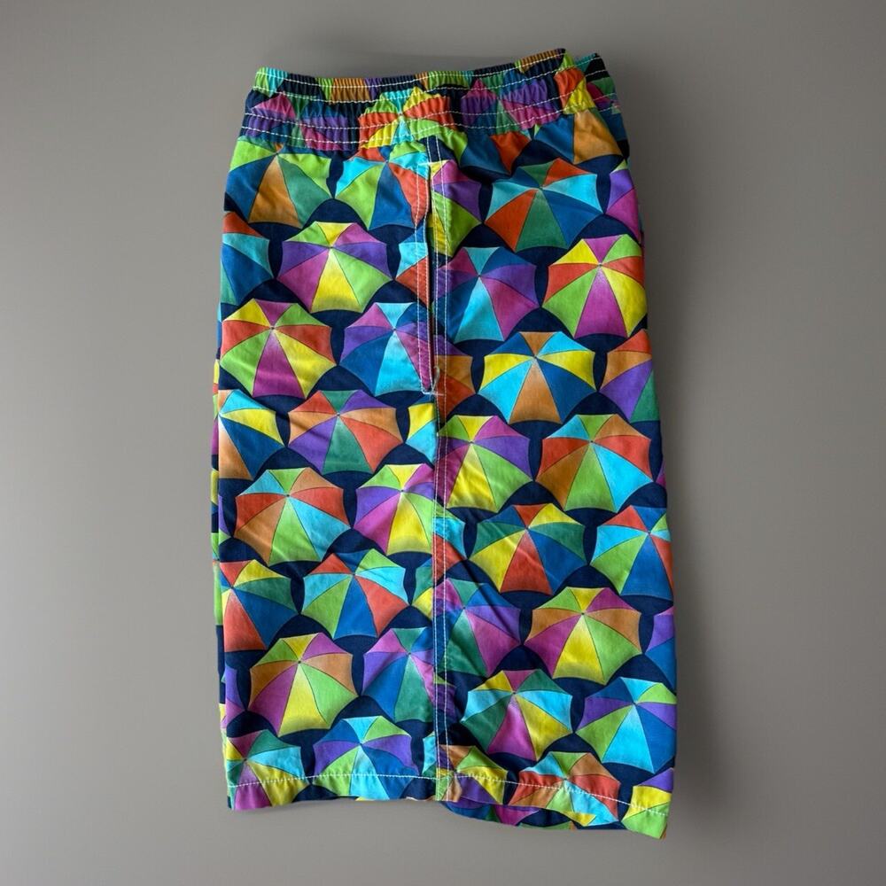 Vilebrequin Swim Trunks 2XL Multicolor Argyle Diamond Summer Lined Designer